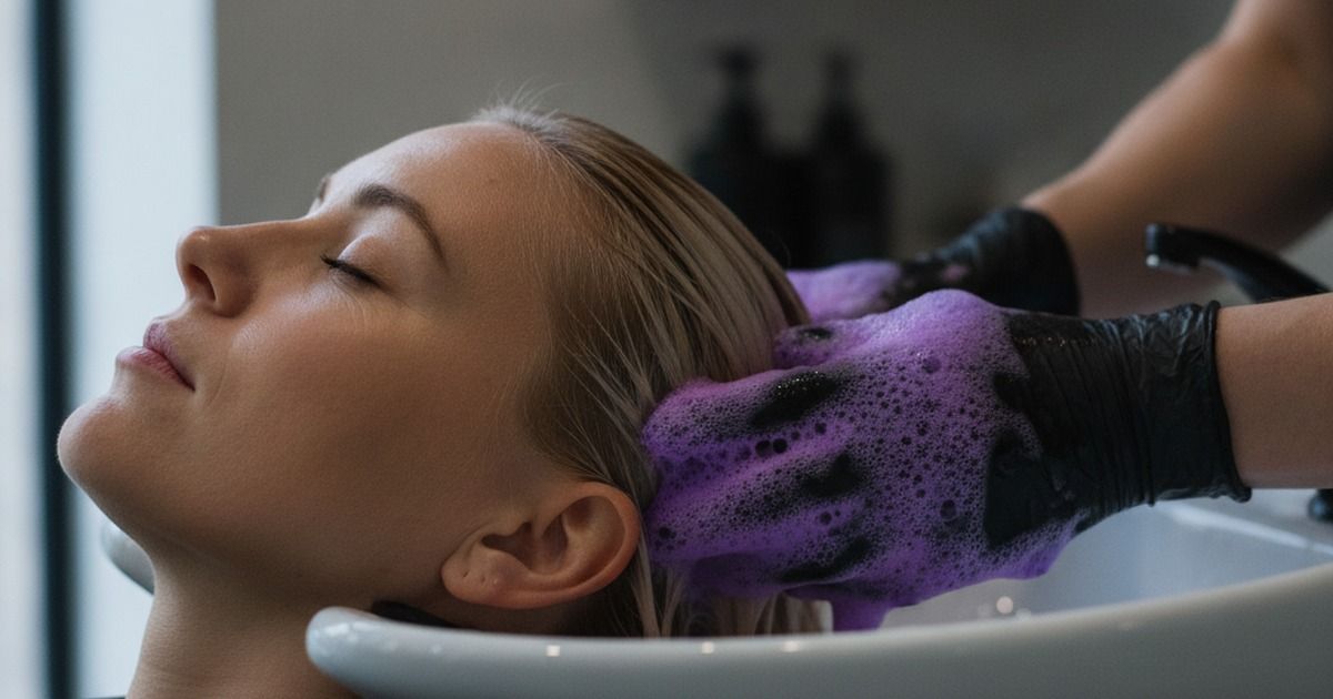 What Purple Shampoo Really Does to Blonde Hair